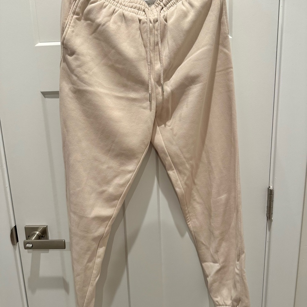 Women’s Cream Jogger Pants